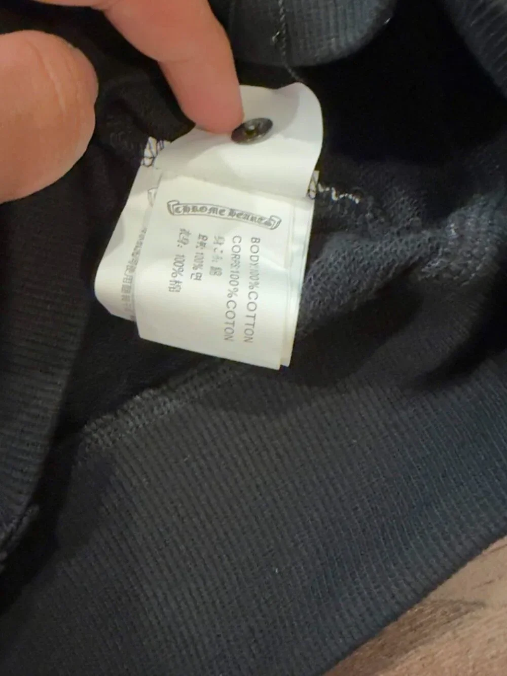 Chrome hearts zip up hoodie